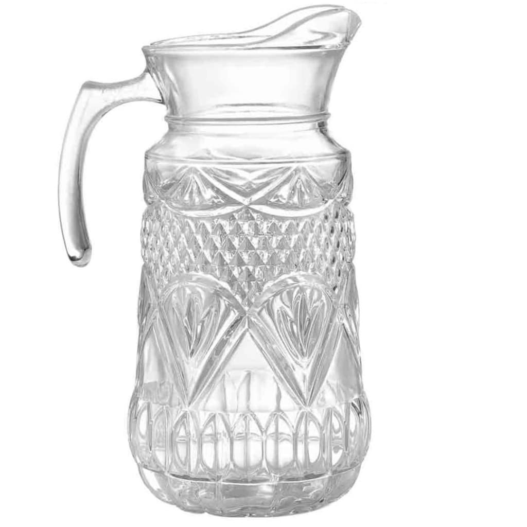 Jarra Garrafa De Vidro 1,7 Litros C/ Tampa Modelo Sofisticado Geladeira