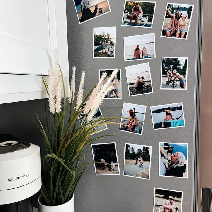 kit Mini Fotos com imãs, com 42 und Personalizadas 5x7 (OBS:  Preciso que faça o envio das imagens após a compra.)