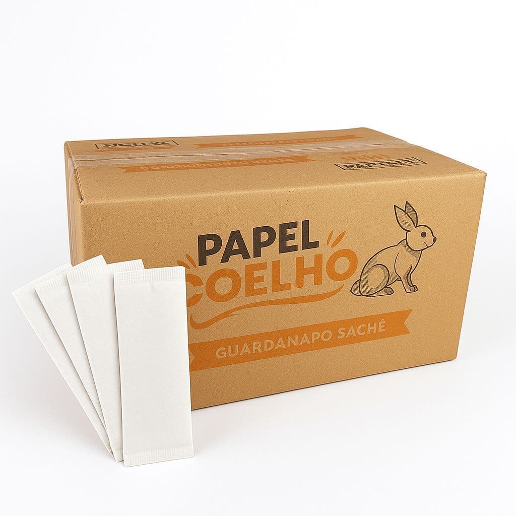 Guardanapo Sachê de Papel Embalado 30x14 250  500  1000 Unidades