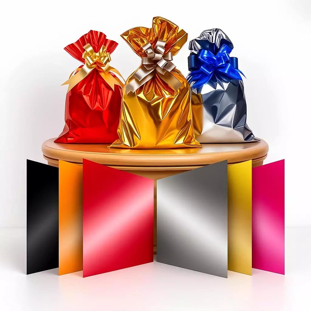 50 Sacos de Presente Metalizados - 10x14 | 15x22 | 15x29 | 20x29 | 25x37 | 30x44 | 35x54 | 45x58