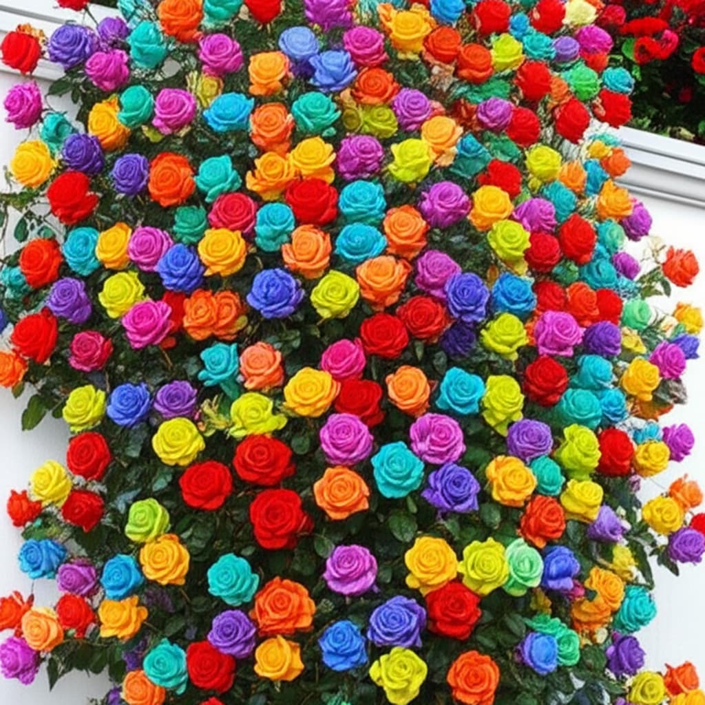 Sementes De Rosas Trepadeiras Cores Variadas 175 semente