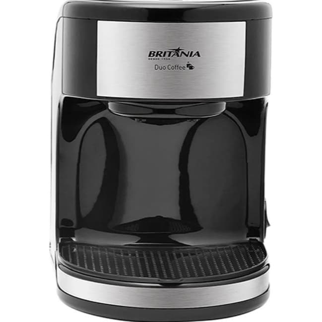 Cafeteira Duo Coffee 450w 2 Bicos Britânia 220v Cor Preto