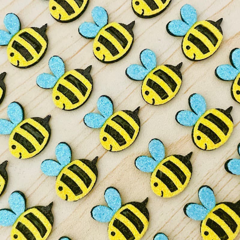 ADESIVO PET MINI ABELHINHA - BANHO E TOSA (20 UNIDADES)