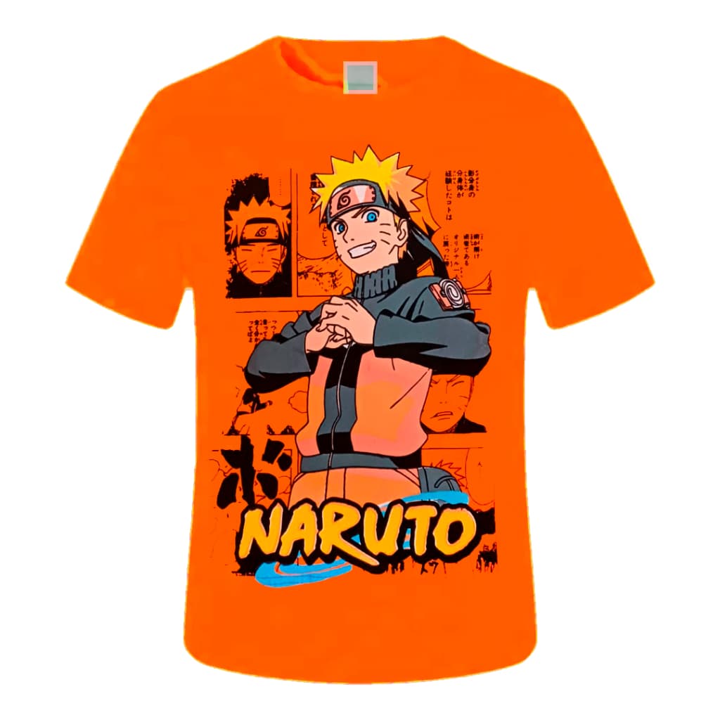 Camisa NARUTO Infantil & Juvenil ALTA Qualidade Anime ENVIO IMEDIATO!