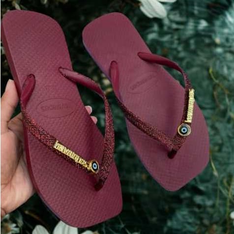 Rasteirinha Sandália Chinelo Glitter Brilho Brilhante Bico Quadrado Feminina Envio Imediato.