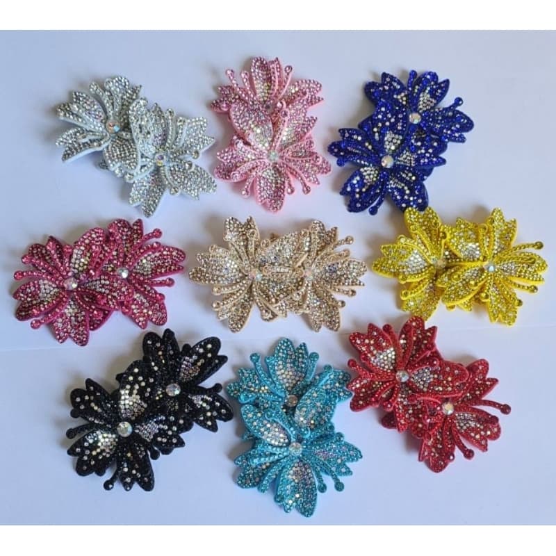 galho de flor Alice para chinelos vendido por-par várias cores