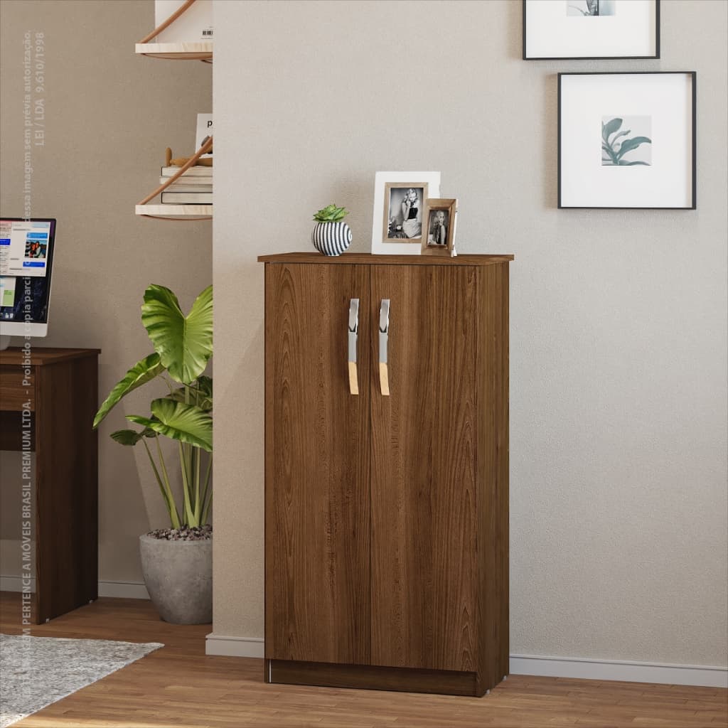 Armário Multiuso 110cm Organizador Sapateira 4 Nichos | Quarto/Lavanderia/Cozinha | FULL