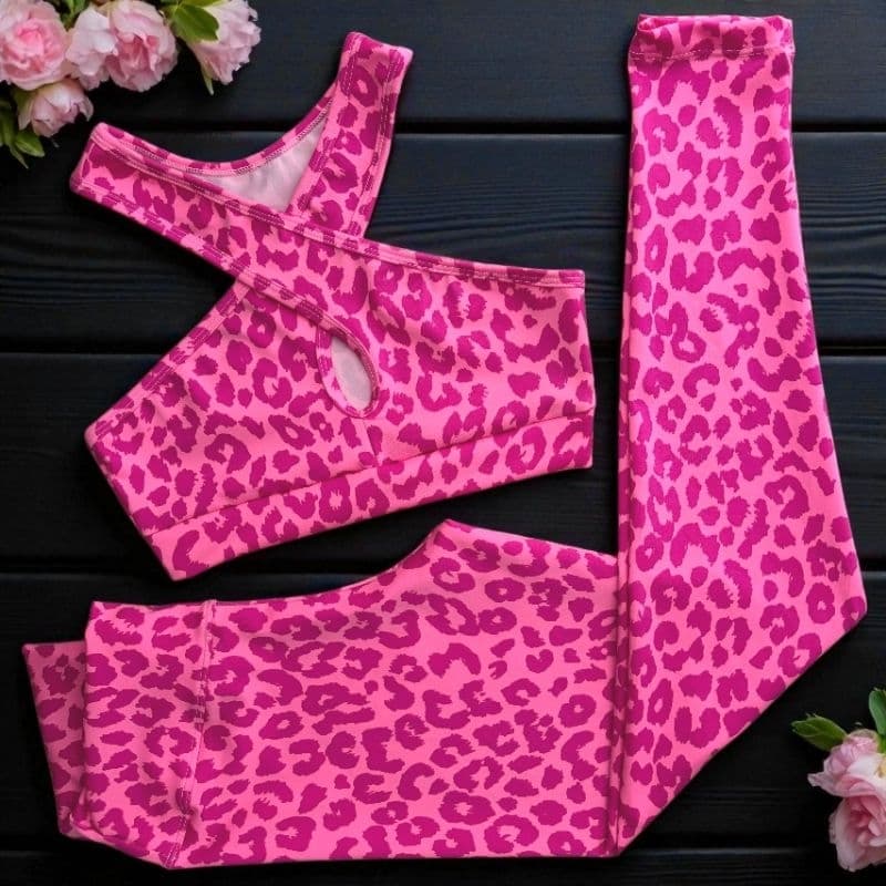 Conjunto De Academia Calça E Top Feminino Fitness