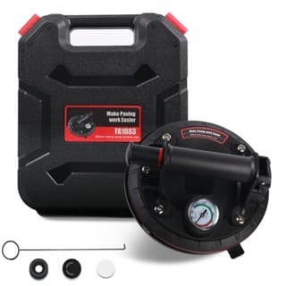 Ventosa Com Manômetro Profissional A Vácuo Segura Até 350kg Com Maleta Profissional Sucção forte