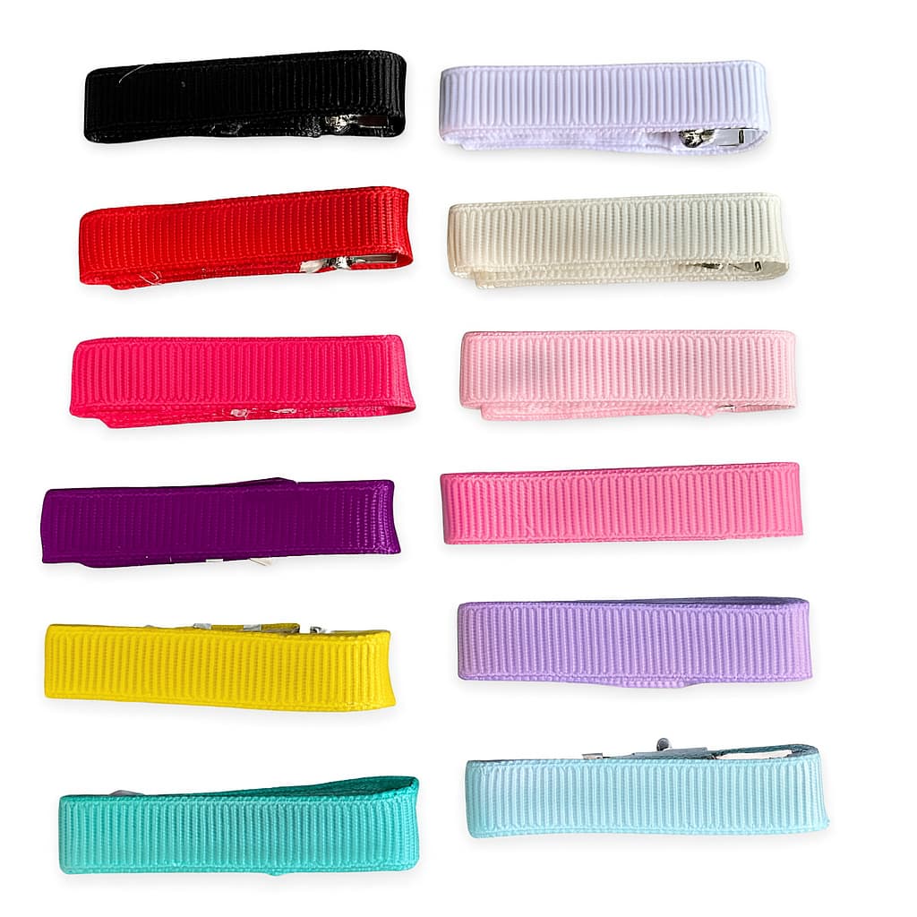 Kit 100 Peças Bico de Pato Encapado Antideslizante Presilha 4,5mm Forrado