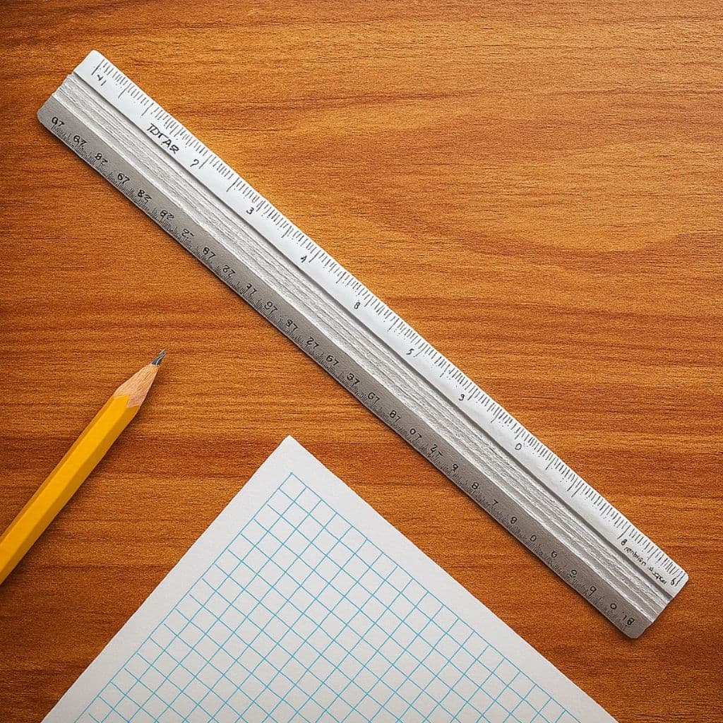 Réguas Metálicas De Alumínio Metal Régua Escolar Material Atacado Régua 30cm Escola Papelaria