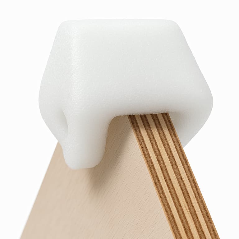 Cantoneira Espuma 100UN Protetor Quina Borda Canto