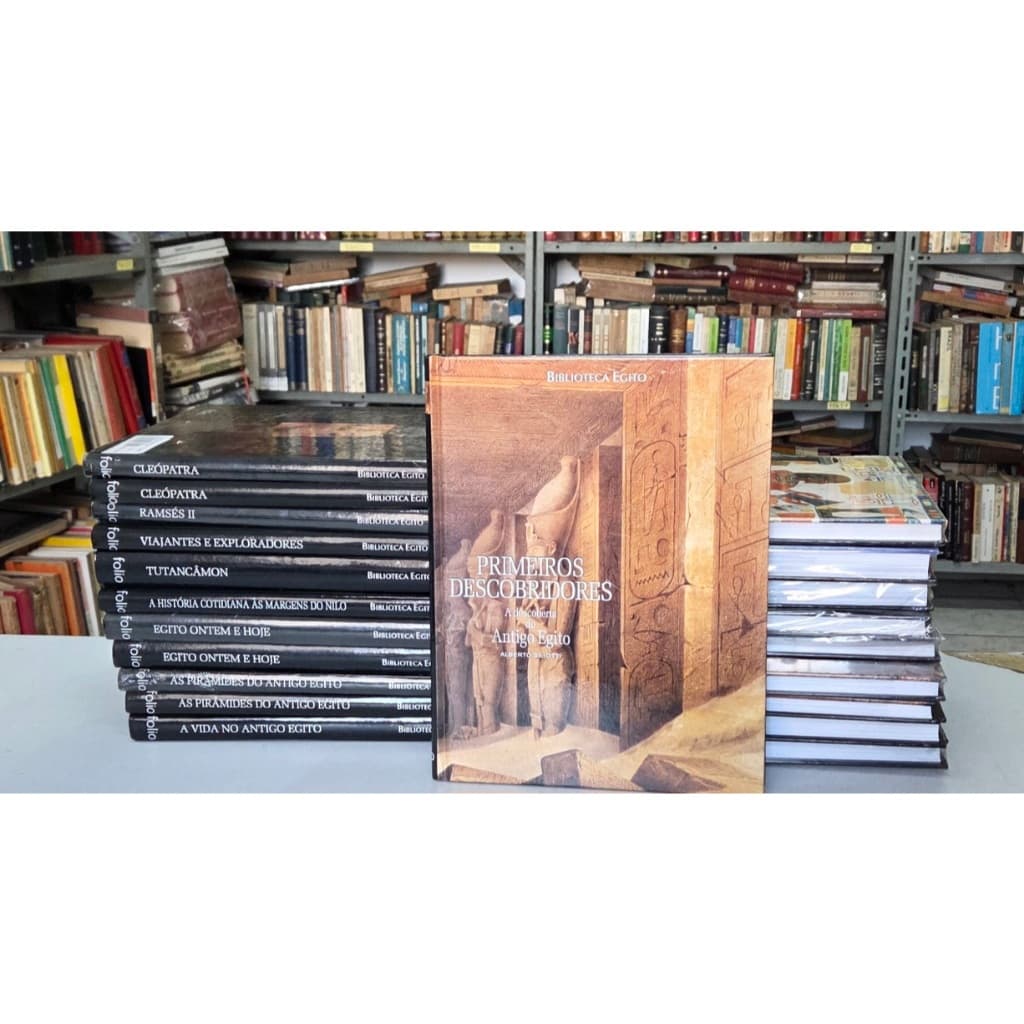 Livros da Coleção Biblioteca Egito - Diversos títulos em capa dura - Editora Folio