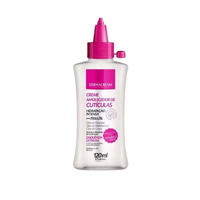 Amolecedor de Cutículas Hidratação Intensa Com Óleo de Girassol Cravo e Melaleuca Mãos e Pés