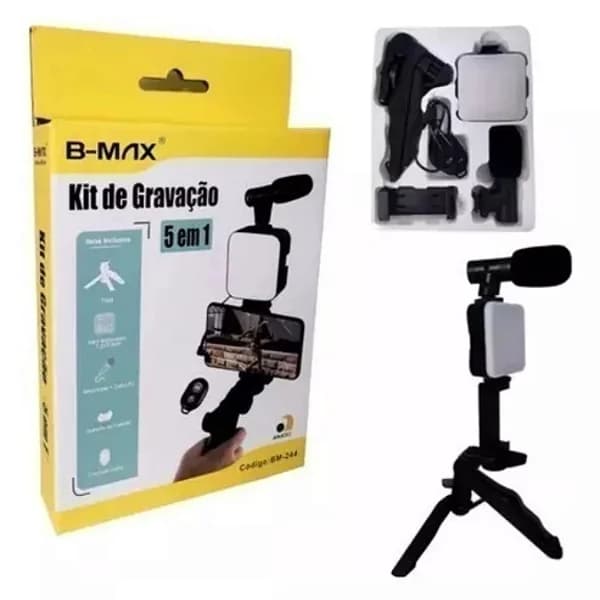 Kit De Gravação 5 Em 1 B-max Bm-244
