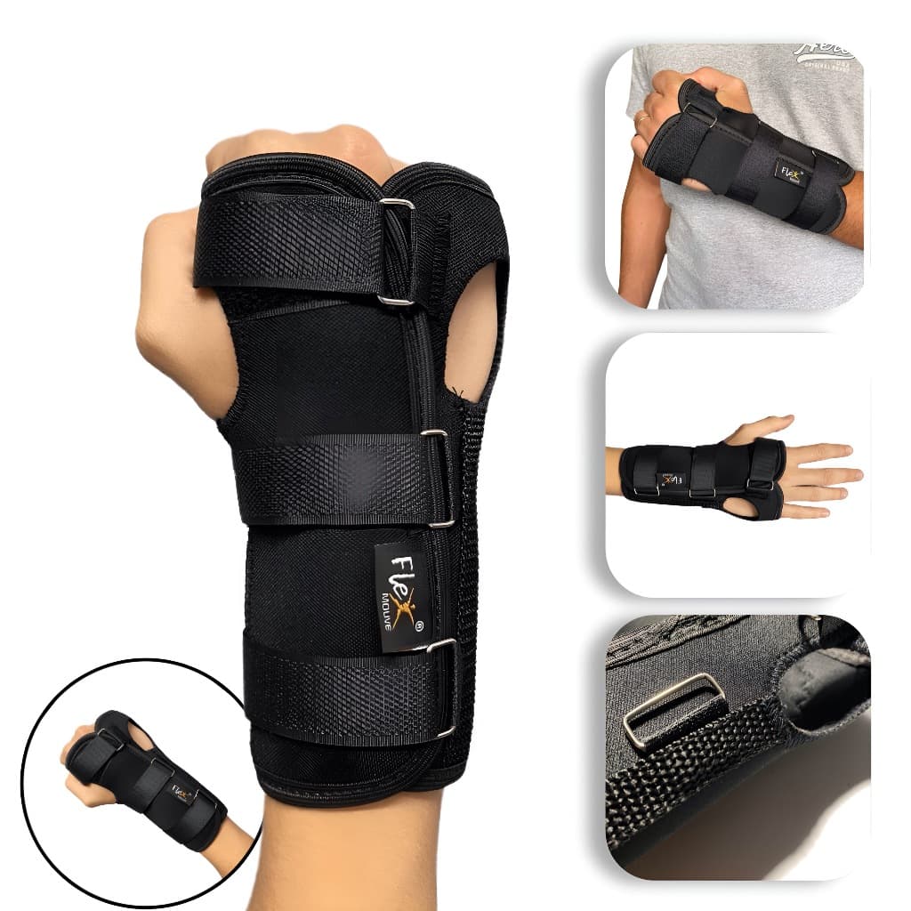 Munhequeira Tala Mão Punho Pulso Órtese Bilateral Tendinite Estabilizadora Ambas mãos Tunel Carpo