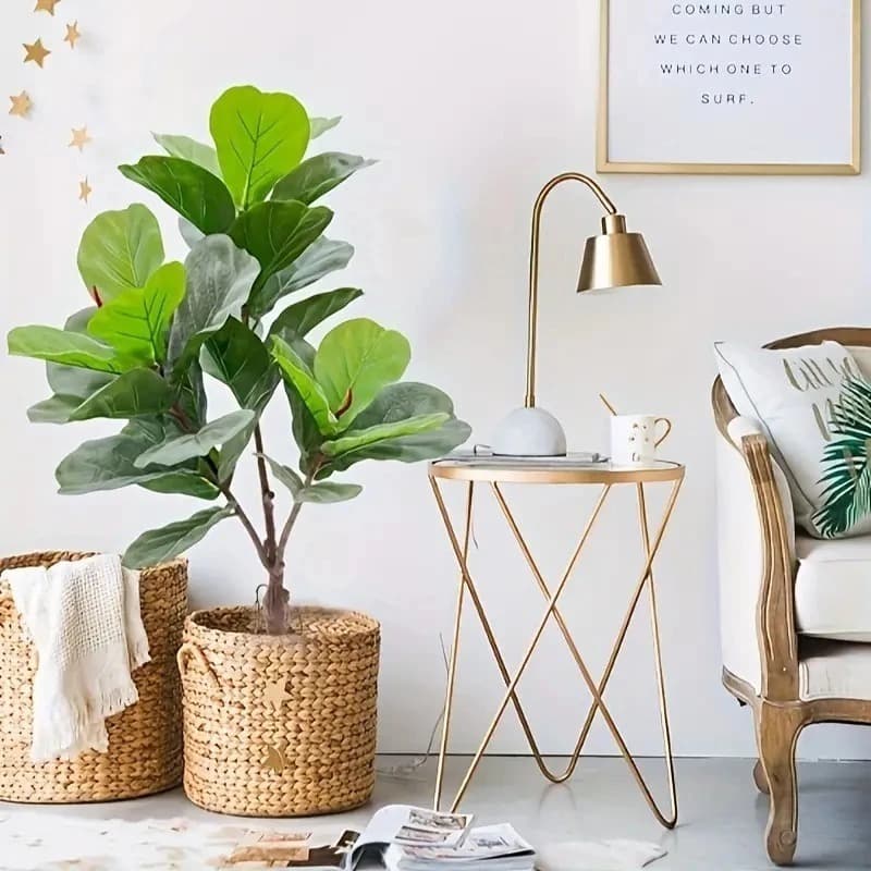 Planta Artificial Fícus  Luxo Decoração-A-208