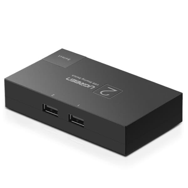 Ugreen - USB Switch 2 Entradas 1 Saída – Compartilhe Impressora, Teclado, Scanner entre 2 PCs