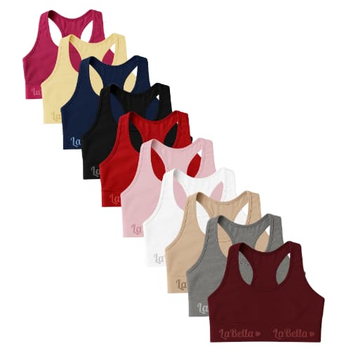 Kit 05 Top Nadador de Algodão com Elastico Reforçado