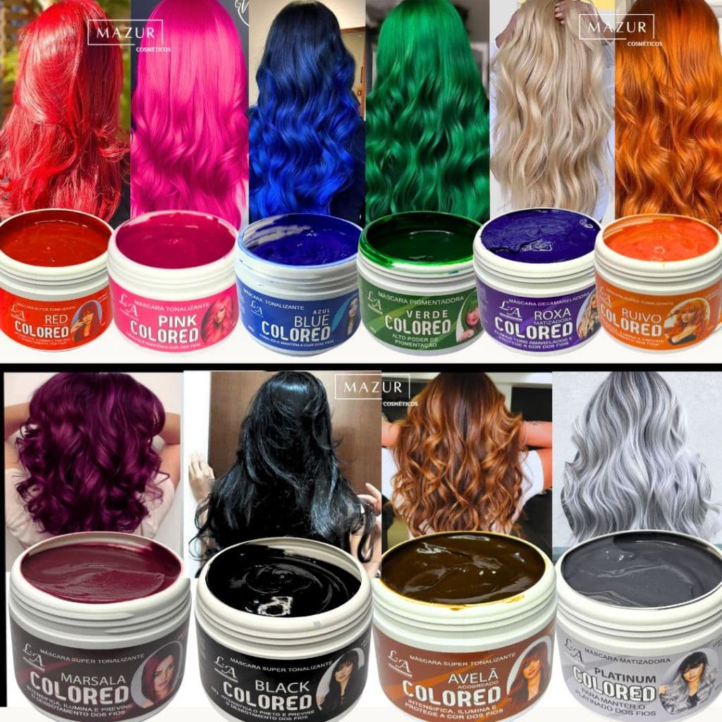 Máscara Tonalizante Melhores Tonalizantes do Mercado 100% natural Sem Amônia Remove Fios Brancos