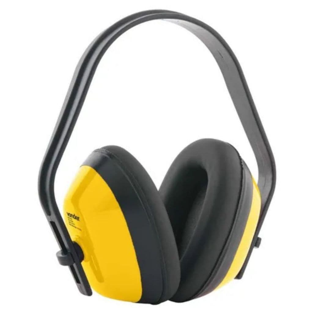 Abafador De Ruídos Tipo Concha Arv100 Vonder  Cor Amarelo