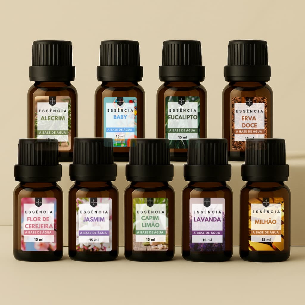 Essência Para Umidificador 15ml a Base de Água - Difusor, Aromatizador, Cosméticos