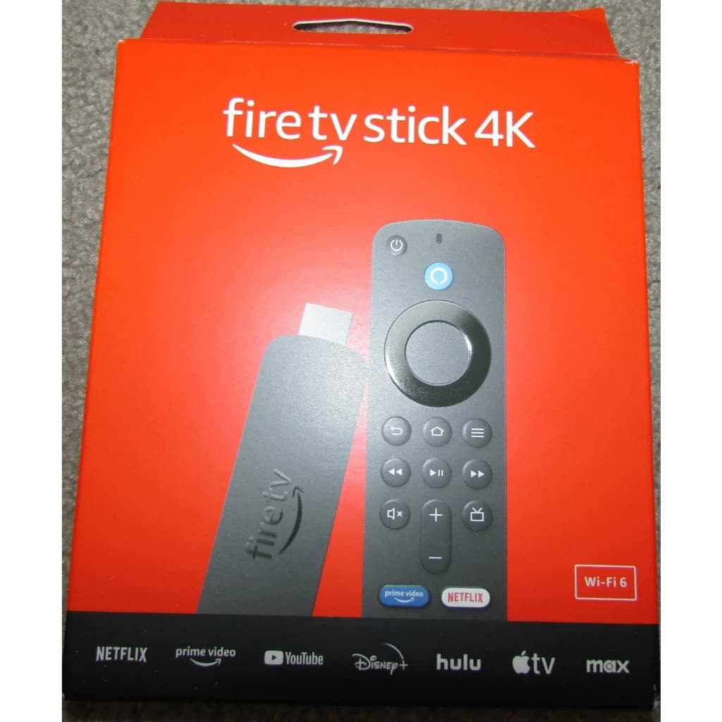 Amazon Fire TV Stick 4K suporte a wi-fi 6 Alexa e comandos de TV 2 GB RAM 8 GB de armazenamento interno