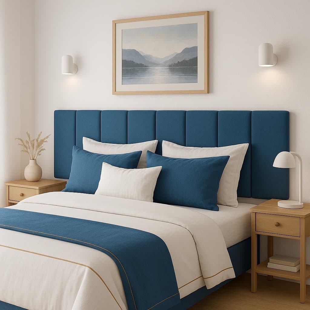 Kit 10 Cabeceiras Móduladas Estofada Para Cama Box Casal Queen King - 45x20 - ENVIO RÁPIDO