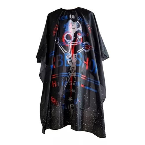 Capa De Corte Cabelo Adulto Fecho Americano Salão Barberia