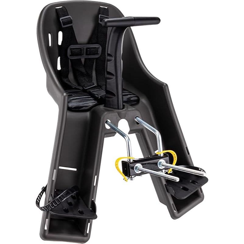 CADEIRINHA DIANTEIRA BABY BIKE GRAFITE COM PRETO