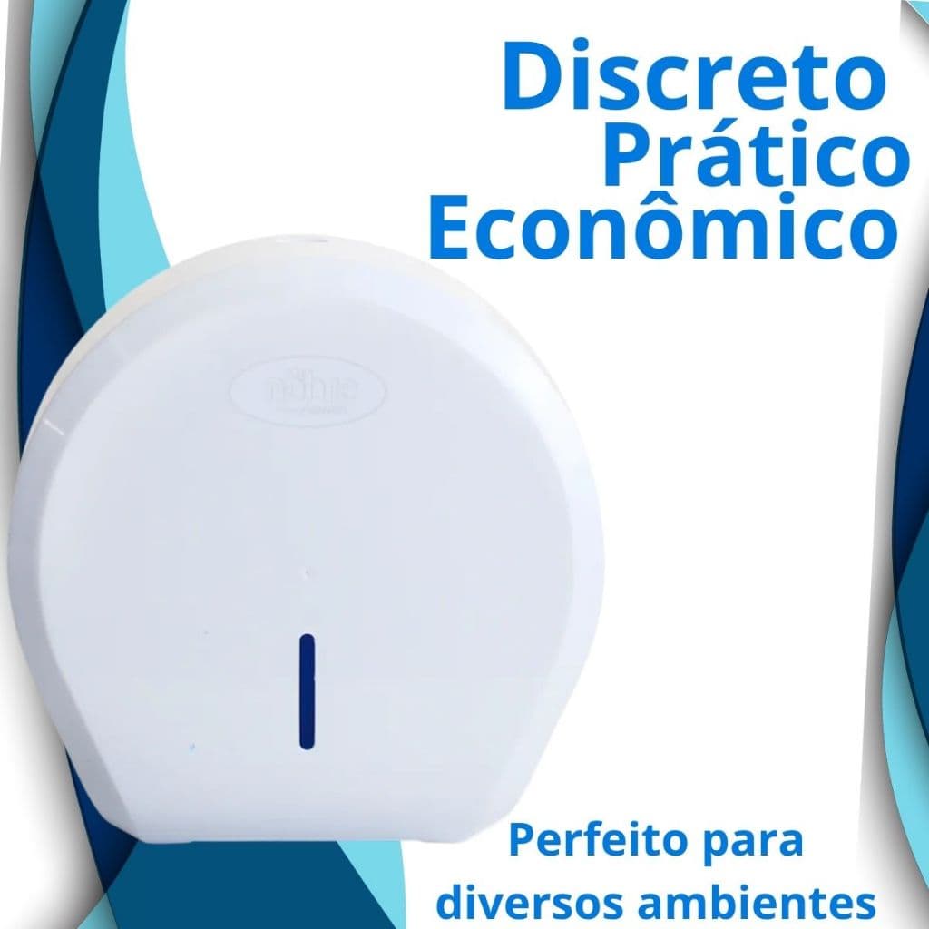 Dispenser Papel Higiênico Rolão 300–500 m New Classic – Nobre ENVIO IMEDIATO