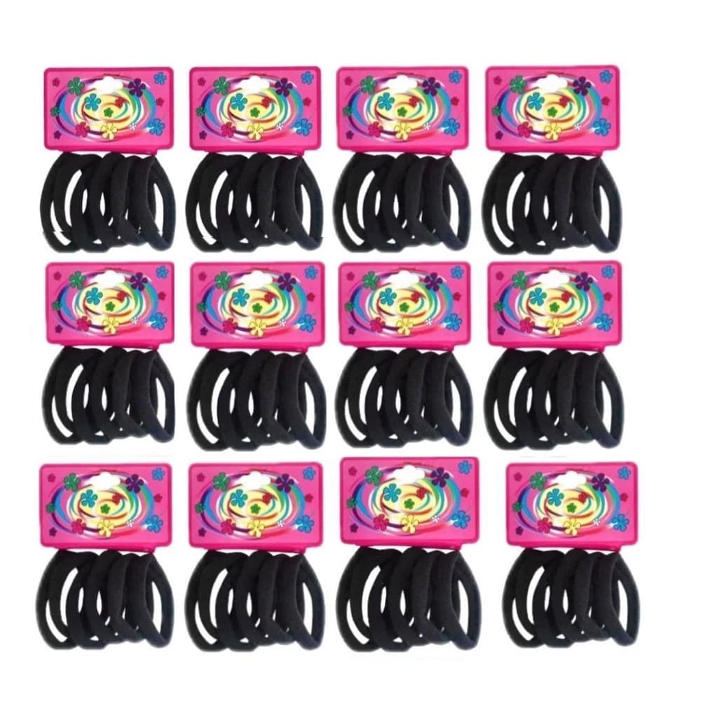 Kit 36/72/144/216/288 Elásticos de Cabelo rabicó Para Cabelo Xuxinha Elastico feminino