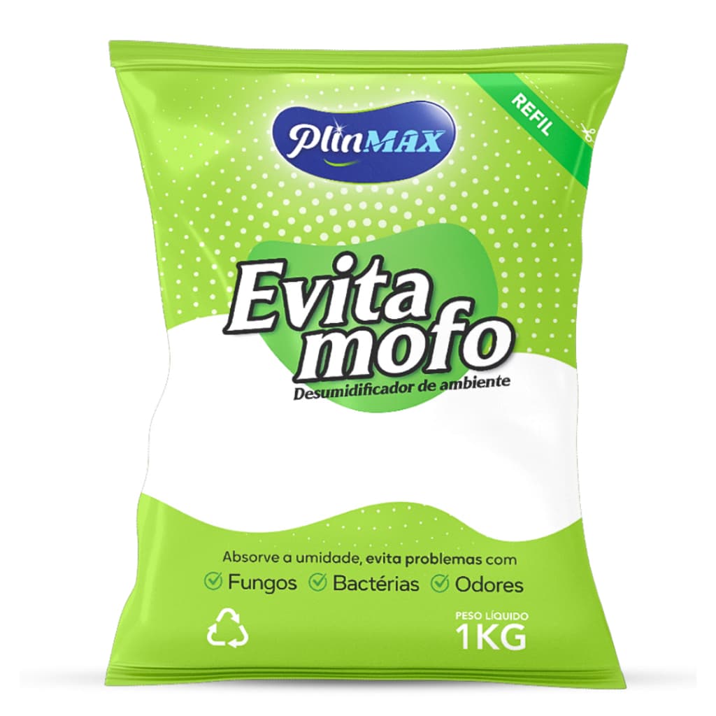 Evita mofo Cloreto De Cálcio - Antimofo 1kg