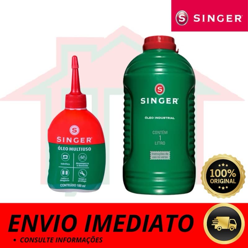 Óleo Singer Lubrificante Multiuso 100ml e 1 litro Kits
