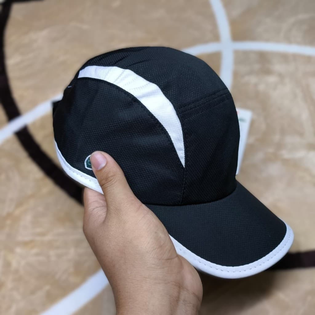 Boné Esportivo Secagem rápido Aba Curva Tactel Unissex Básico Casual Com Velcro regulável