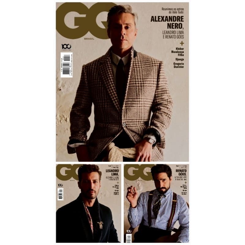 Revista Gq Edição 157 Agosto 2025 Alexandre Nero, Leandro Lima e Renato Goes