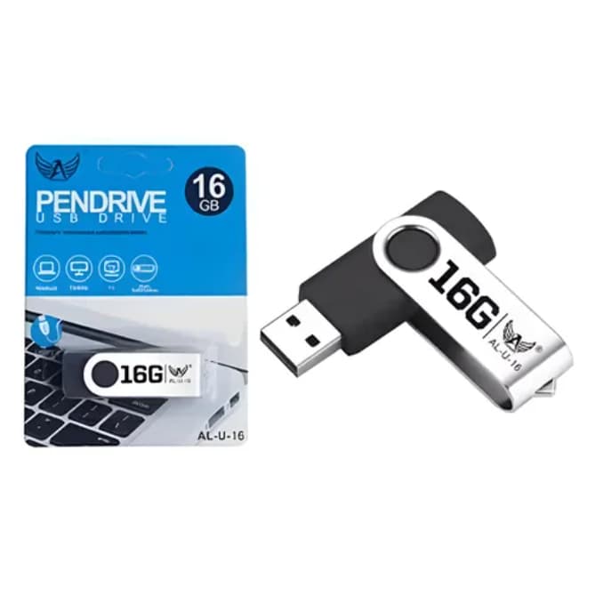 Kit De 10 6  Pendrive 16gb Usb Altomex Originais