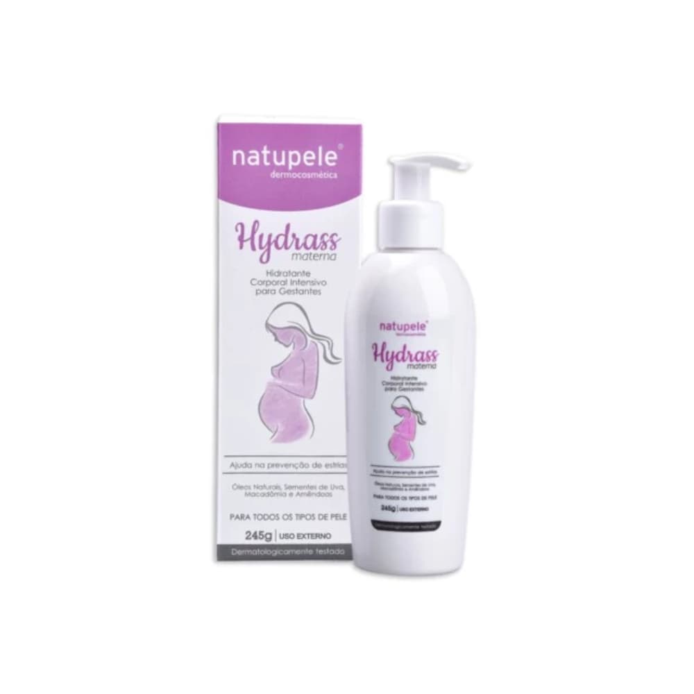 Hidratante Corporal Intensivo Para Gestantes Prevenção De Estrias Na Gestação Natupele 245g