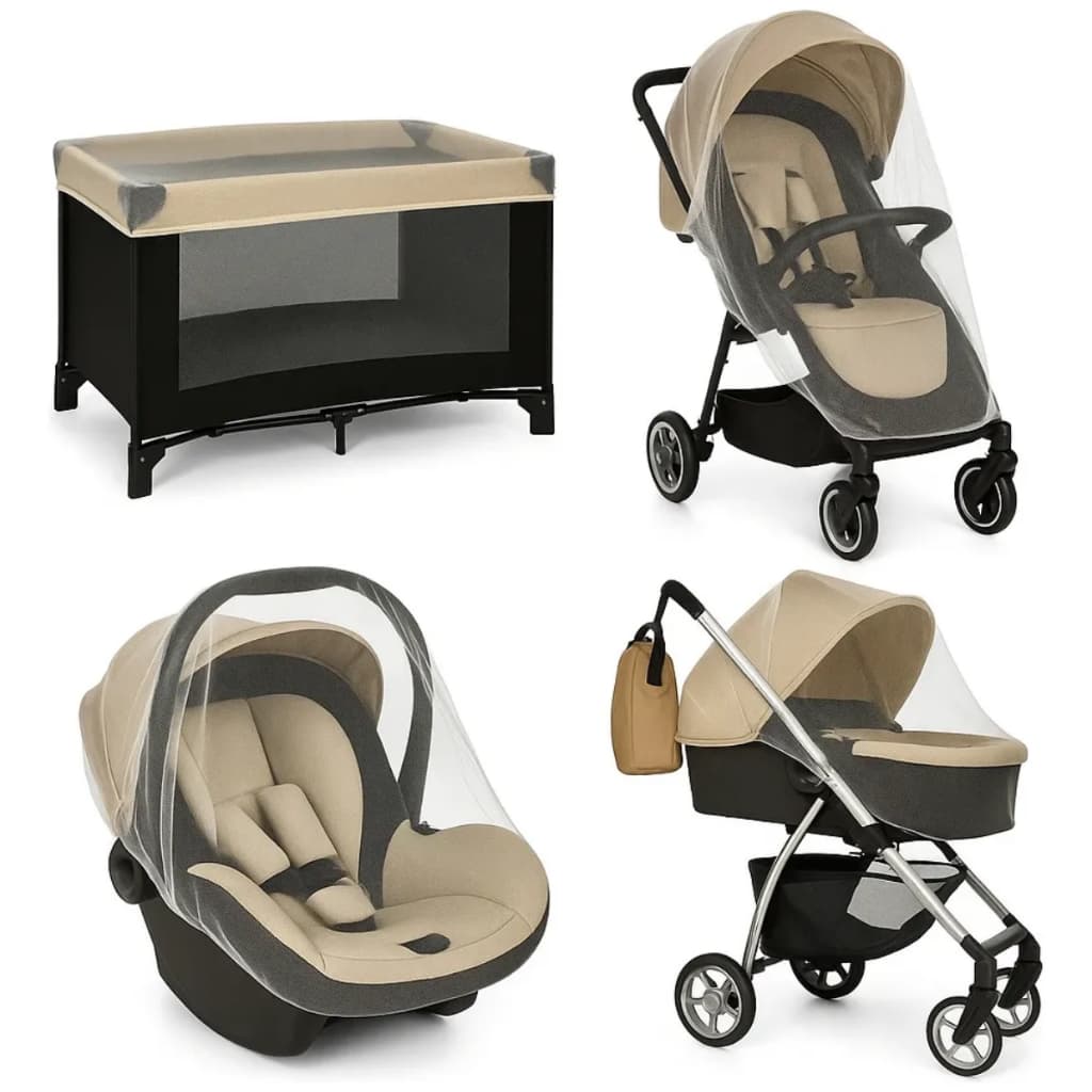 Mosquiteiro Para Carrinho Bebê Conforto Mini Berço Tamanho Universal 1,00x1,50cm Rede Pernilongo