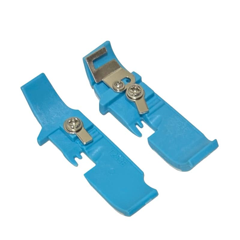 01/02 Calcador Overlock Teflon Ponto Cadeia T253E Jack  Deslizante