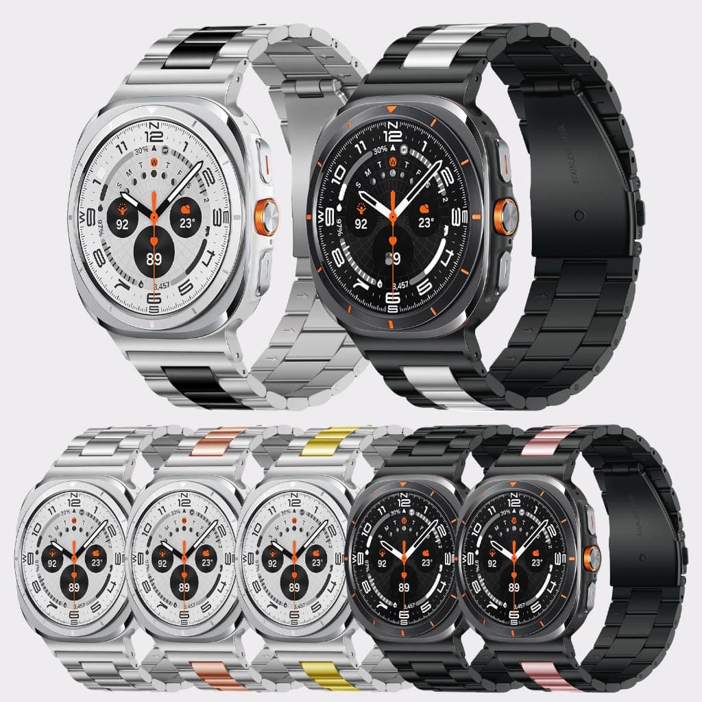 Pulseira De Aço Inoxidável Para Samsung Galaxy Watch 8 8 Clássico 40mm 44mm