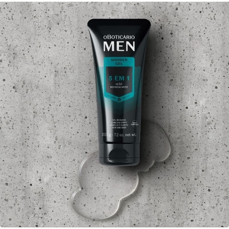 Shower Gel 5 em 1 Cabelo e Corpo Men 205g