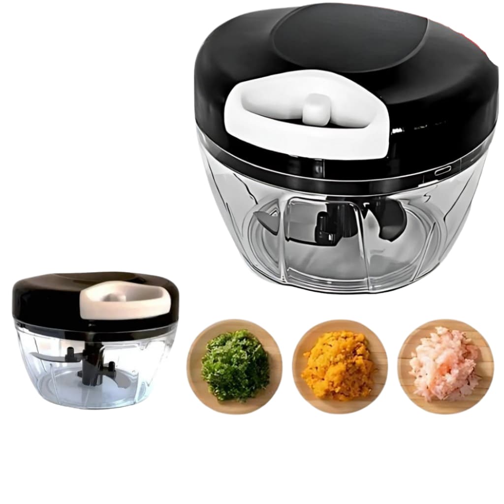 Mini Processador Triturador de Alimentos Com 3 Lâminas 500 ml Sortido