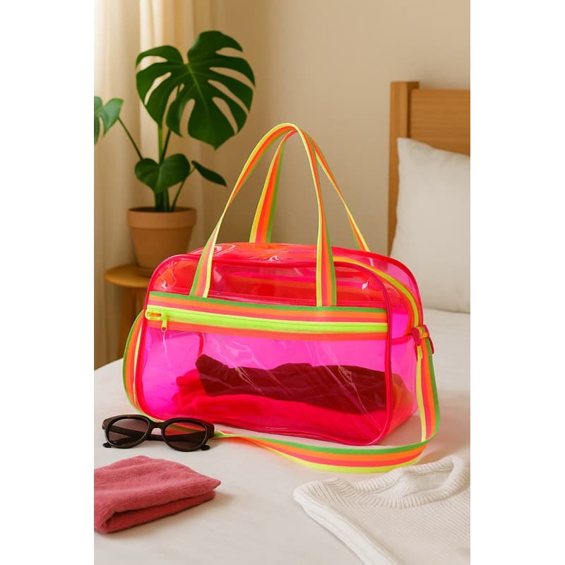Bolsa Paty Feminina Grande – Estilo , Neon, Espaço e Versatilidade | Trabalho, Viagem, Praia e Dia a Dia