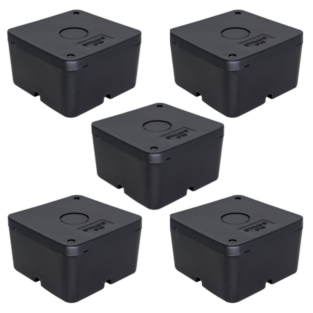 Kit 5x Caixa de Proteção Organizadora de Sobrepor para Câmera de Segurança Cftv Stilus - 2576
