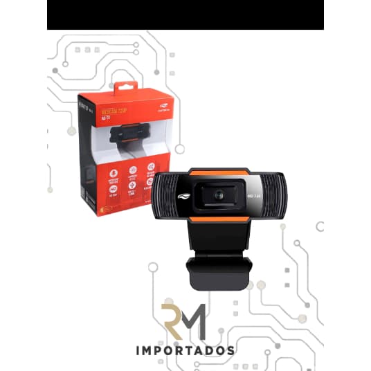 Webcam C3tech Wb-70bk, Resolução Hd 720p, Usb 2.0, Microfone