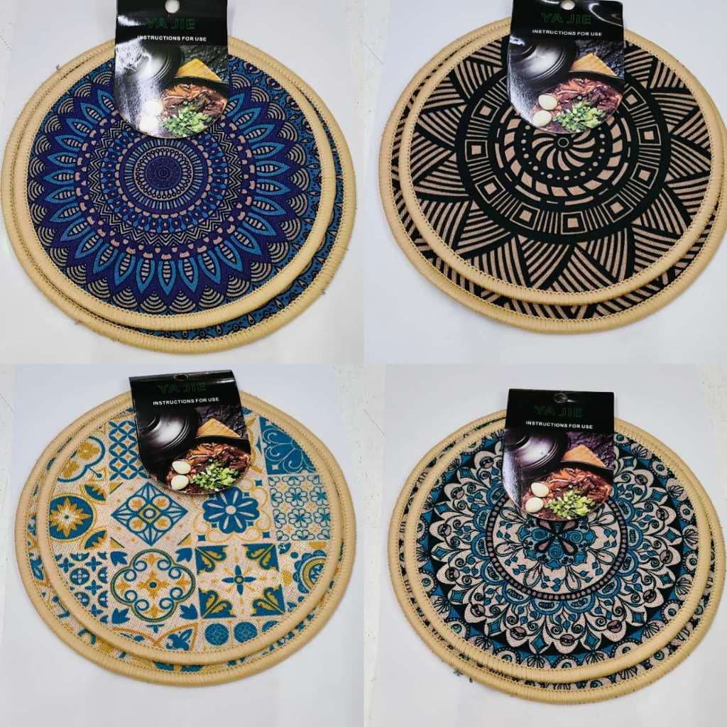 Kit 2 Descansos de Panela Borracha