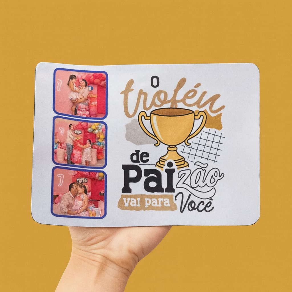 kit 10 Mouse Pad Retangular P/ Sublimação - Retangular Quadrado Redondo 15x21 sublimavel