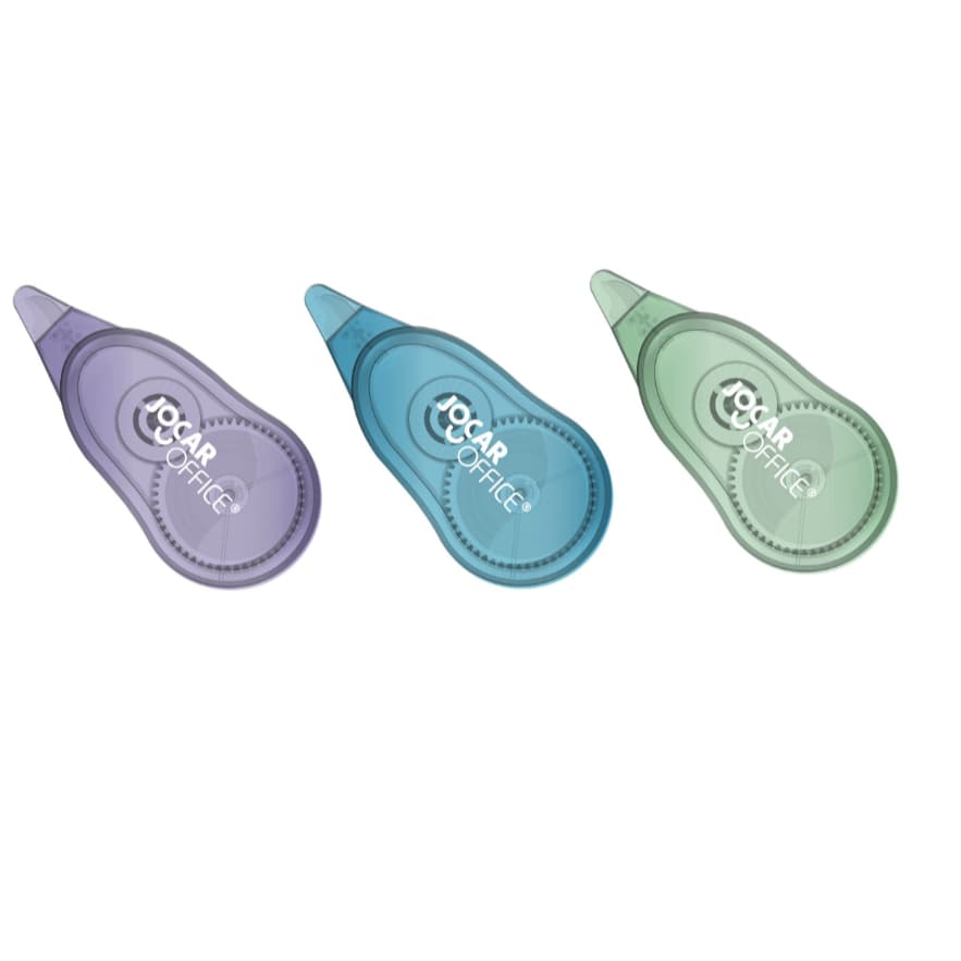 FITA CORRETIVA 10MX5MM CORPO COLORIDO - CORES SORTIDAS JOCAR OFFICE