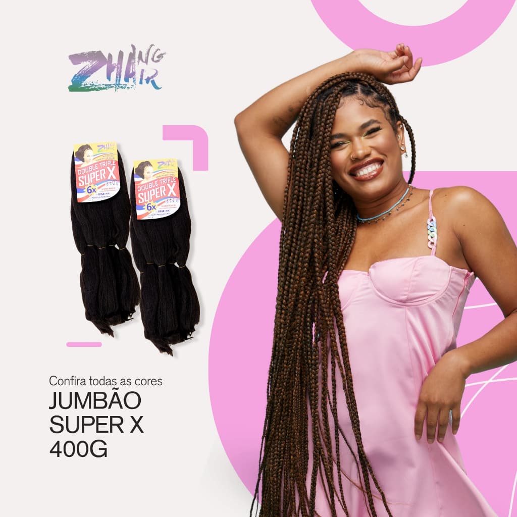 JUMBO SUPER X - 400gr Zhang Hair Jumbão